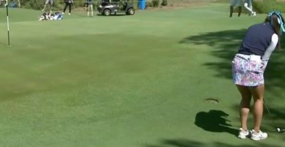 河本 結 スイング動画 2020年最新スイング パーフェクトショット動画など Golftrend ゴルフトレンド