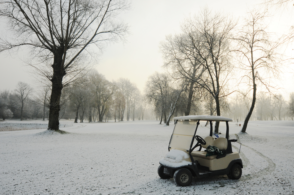 冬ゴルフの防寒対策：首
