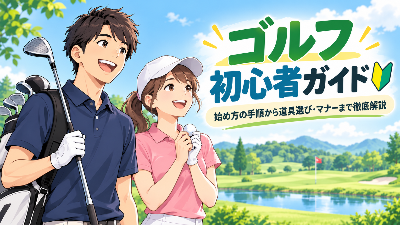ゴルフ初心者ガイド｜始め方の手順から道具選び・マナーまで徹底解説